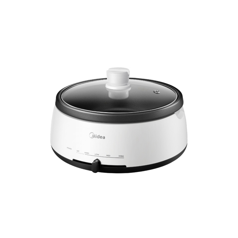 Midea MEC-1040W White Non-Sticky Coating Multicooker, 3.5L