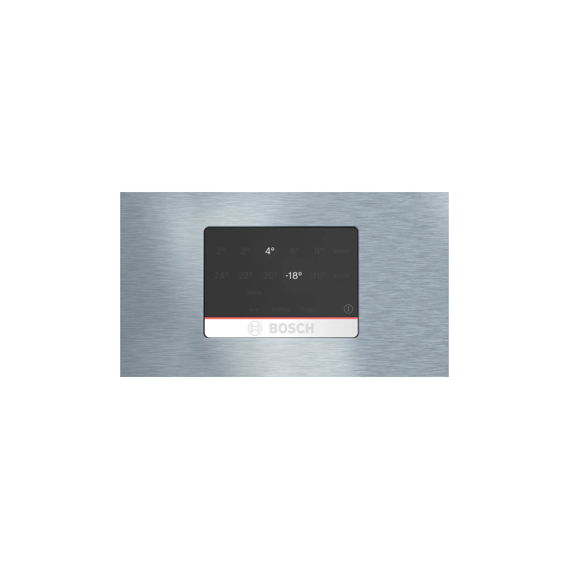 Bosch KGN76CI30U Series 6 Freestanding Fridge-Freezer (Bottom Freezer) 186 x 75 cm Brushed Steel Anti-Fingerprint