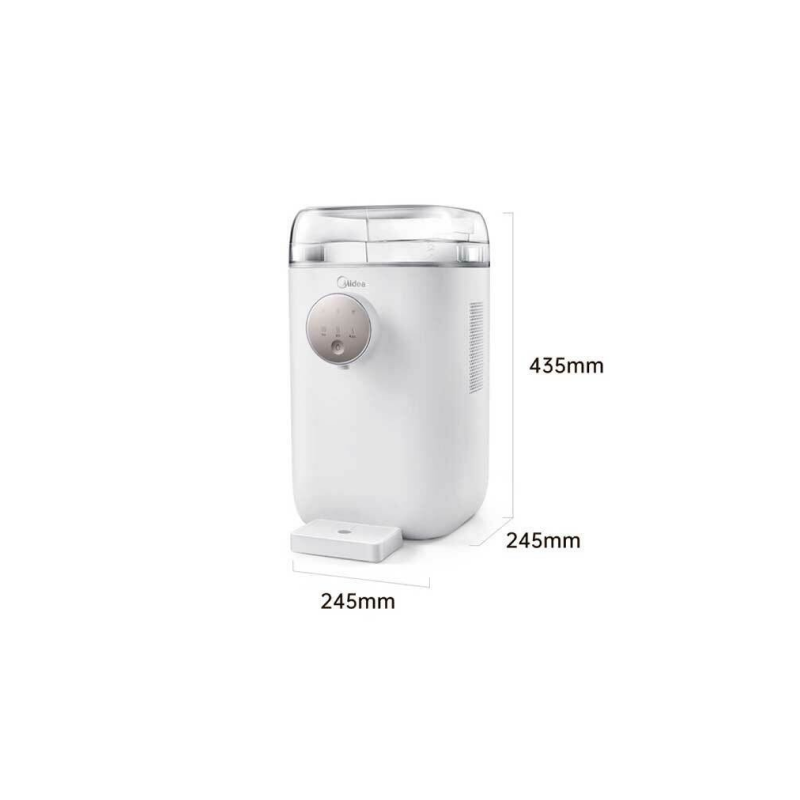 Midea JR1878T-NF White Counter Top Instant Hot Water RO Purifier Dispenser, 3L