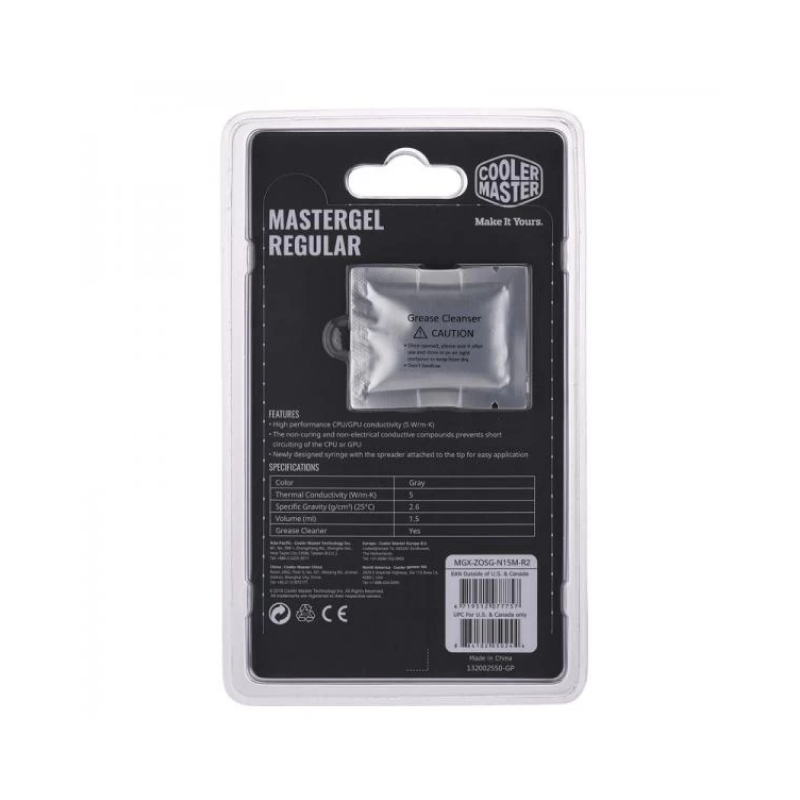 Cooler Master MGX-ZOSG-N15M-R2 CM Mastergel Regular Thermal Grease - Flat-Nozzle