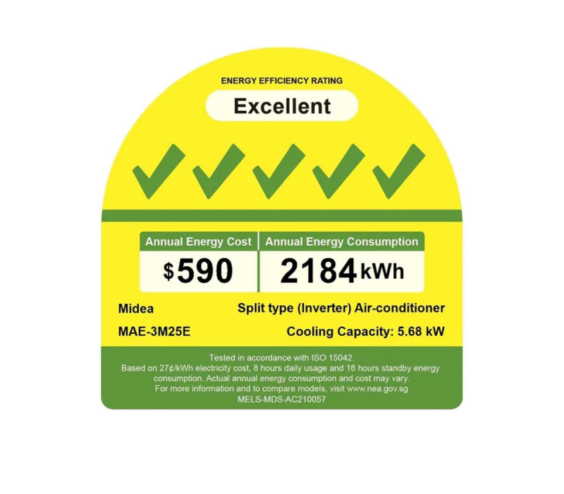 Midea System 2 Aircon (9K + 12K)