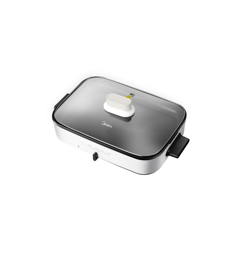 Midea MEC-1036W 1.8L Grill and Steamboat Pot