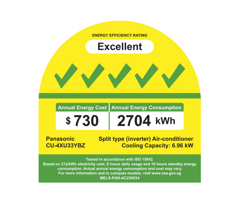 Panasonic Xu System 4 Aircon (9K X2 + 12K + 18K)