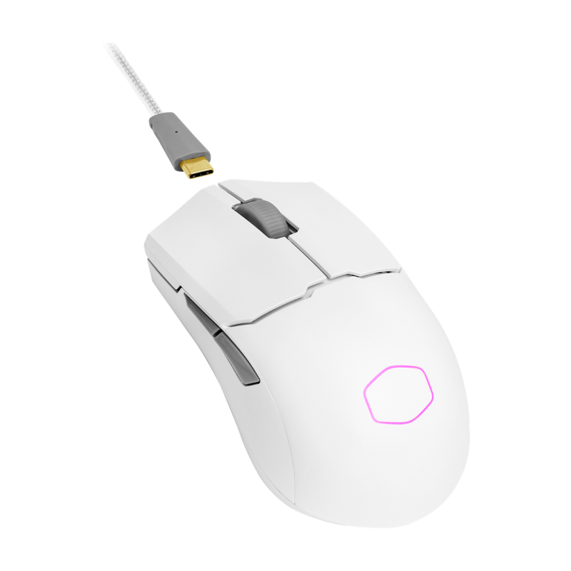 Cooler Master MM-712-WWOH1 CM MM712 Wireless RGB Gaming Mouse White