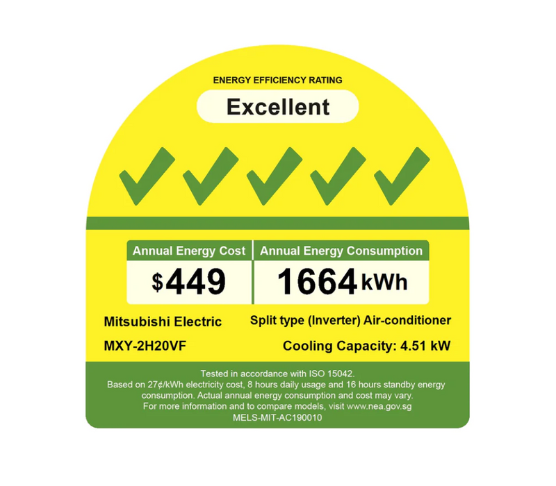 Mitsubishi Electric Starmex System 2 Aircon (9K + 12K)