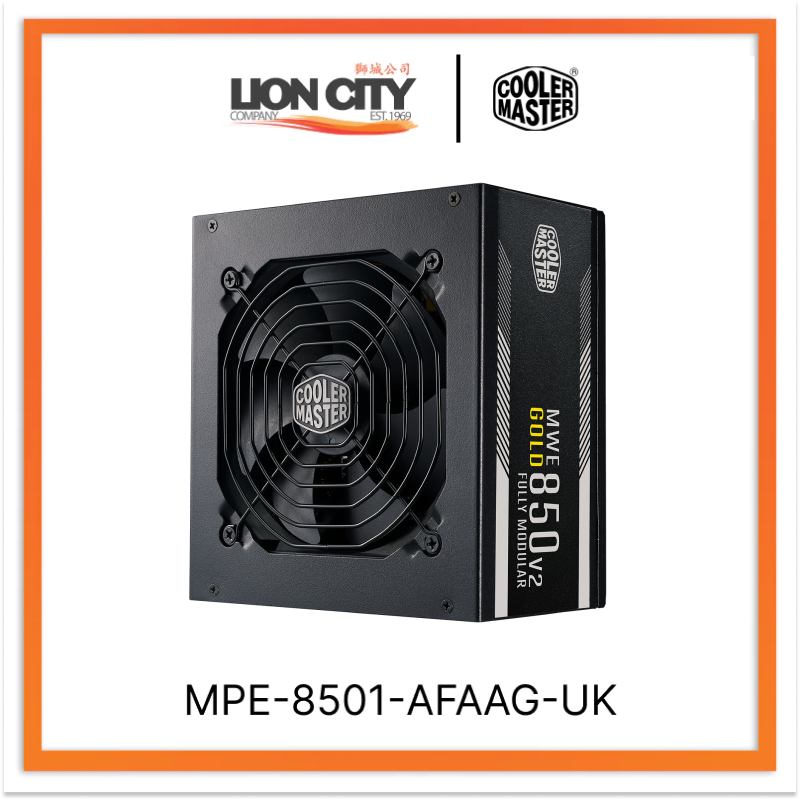 Cooler Master MPE-8501-AFAAG-UK CM MWE GOLD V2 850W FULL MODULAR PSU (5Y)