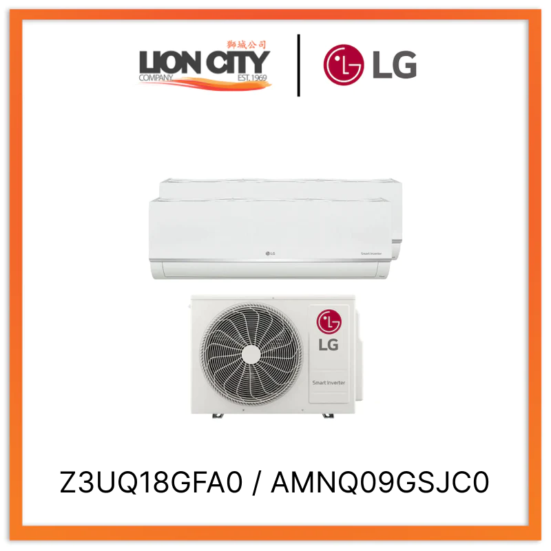 LG Alpha+ System 2 Wifi Aircon (9K X2)