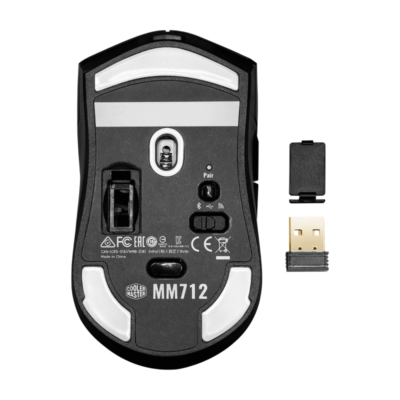 Cooler Master MM-712-KKOH1 CM MM712 Wireless RGB Gaming Mouse Black