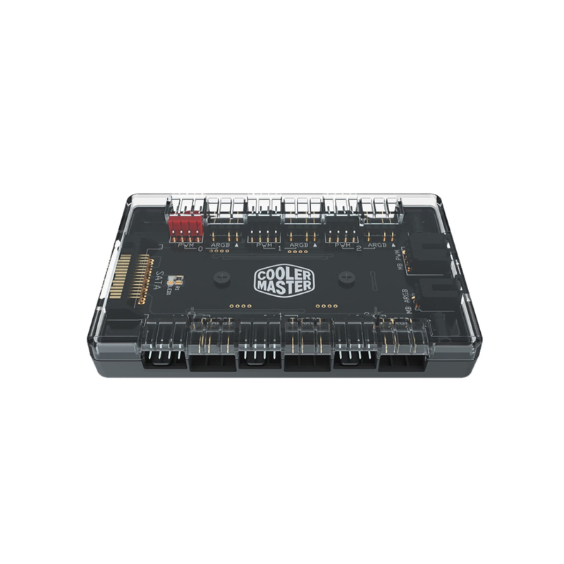 Cooler Master MFX-ZHHN-1NNN6-R1 Cm Masterfan Argb & Pwm 6 Ports Hub  (2Y)