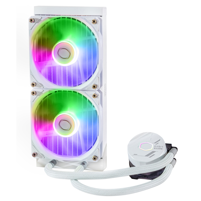 Cooler Master MLW-D24M-A18PZ-RW CM MASTERLIQUID 240L CORE ARGB CPU COOLER -WHITE