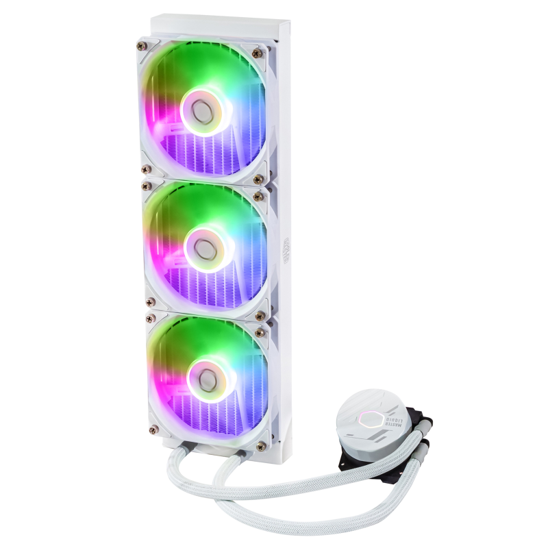 Cooler Master MLW-D36M-A18PZ-RW CM MASTERLIQUID 360L CORE ARGB CPU COOLER -WHITE