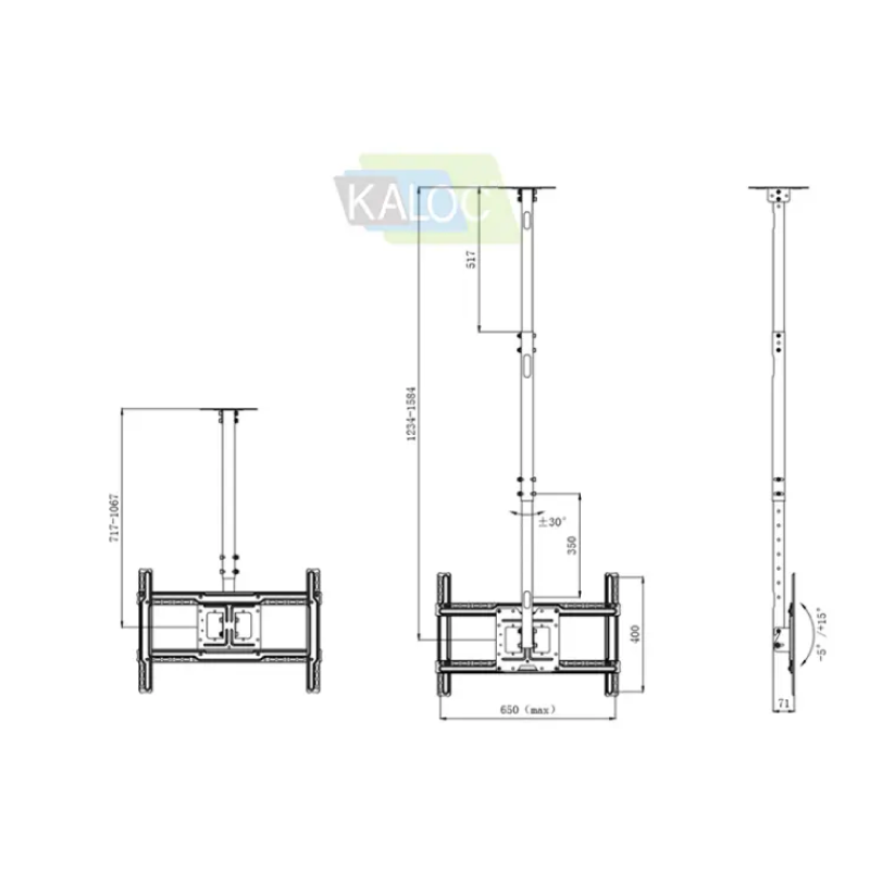 Kaloc KLC-T70-15 LCD TV Ceiling Bracket