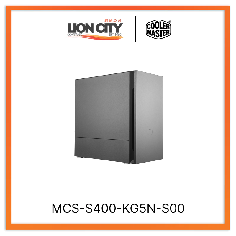 Cooler Master MCS-S400-KG5N-S00 CM SILENCIO S400 m-ATX Case With TG /SDCARD READER