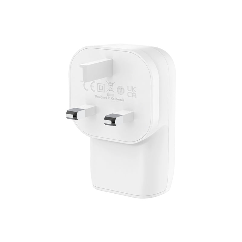 Belkin BoostCharge 67W 3-Port USB-C Wall Charger White