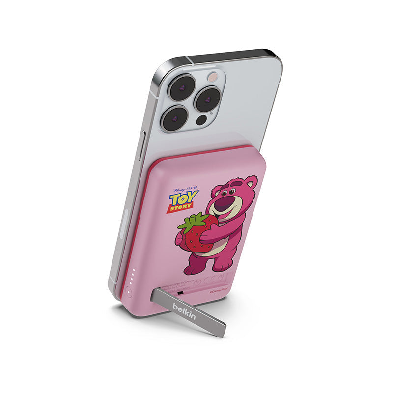 Belkin BoostCharge Magnetic Wireless Power Bank 5K with Kickstand Lotso
