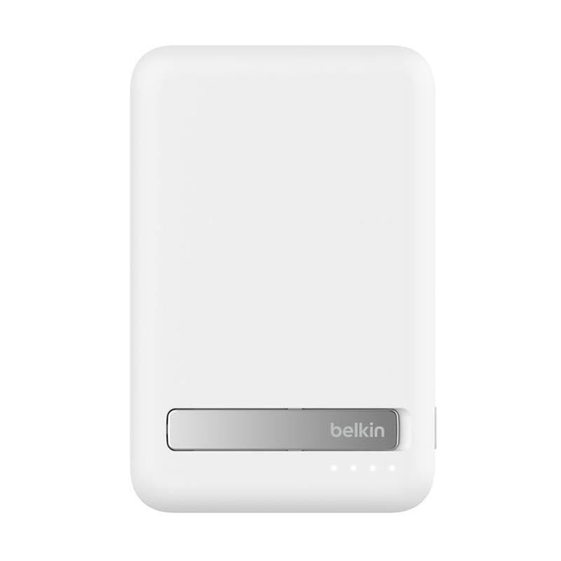 Belkin BoostCharge Pro Magnetic Wireless Power Bank with Qi2 15W 5K White