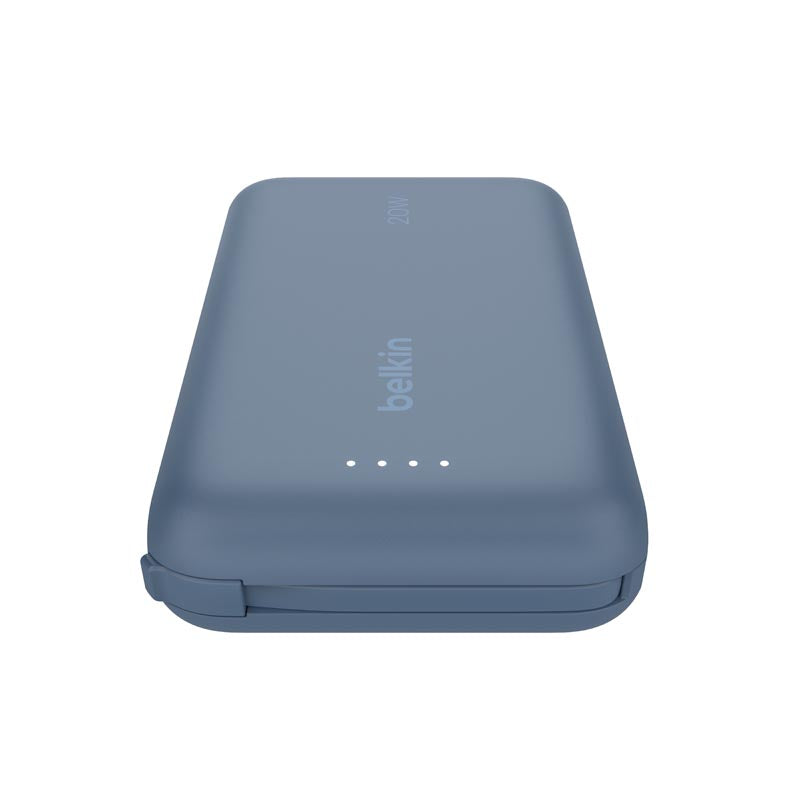 Belkin BoostCharge 10000mAh Power Bank with Integrated Cable Blue