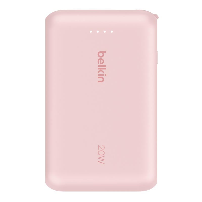 Belkin BoostCharge 10000mAh Power Bank with Integrated Cable Pink