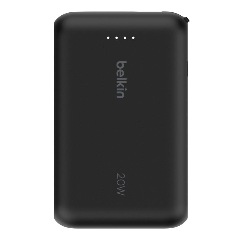 Belkin BoostCharge Power Bank 10K with Integrated Cable Black