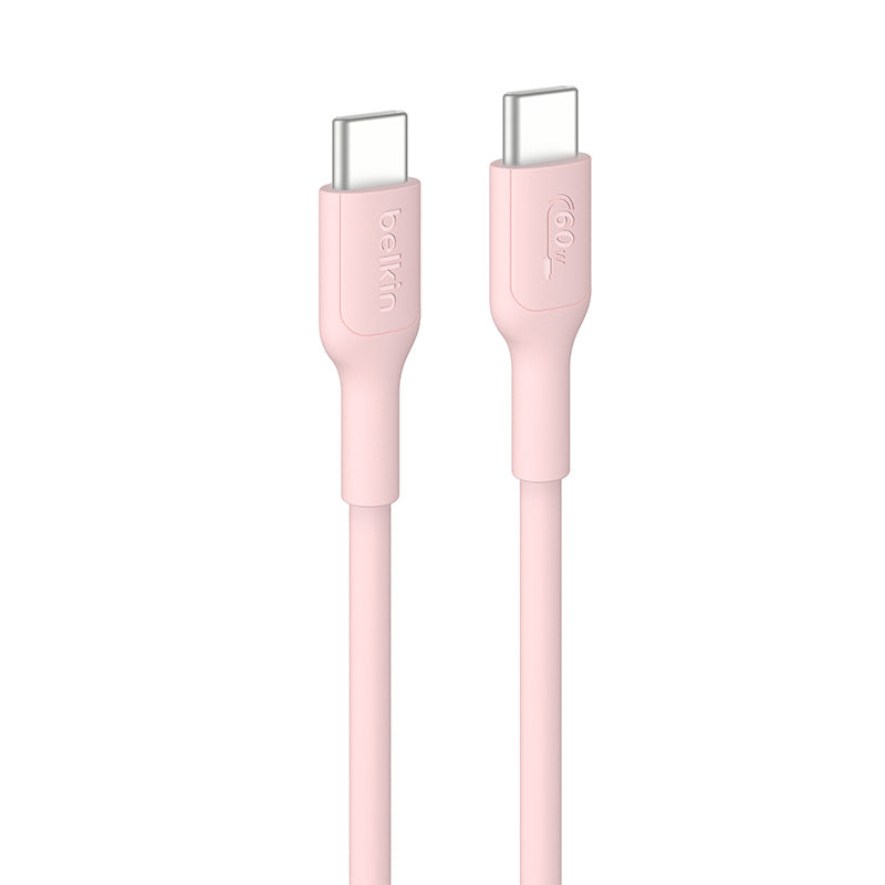 Belkin BoostCharge 60W USB-C to USB-C Cable 1m Pink