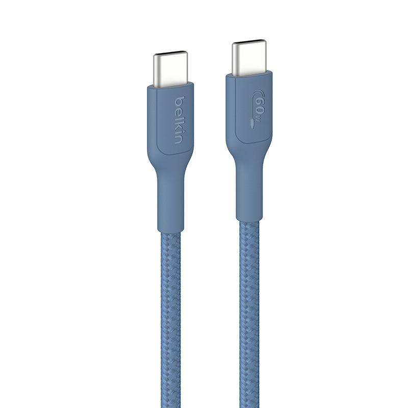 Belkin BoostCharge Pro 60W USB-C to USB-C Braided Cable 1m Blue