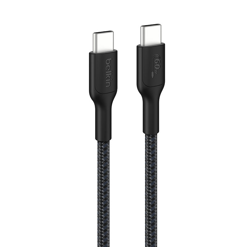 Belkin BoostCharge Pro 60W USB-C to USB-C Braided Cable 2m Black