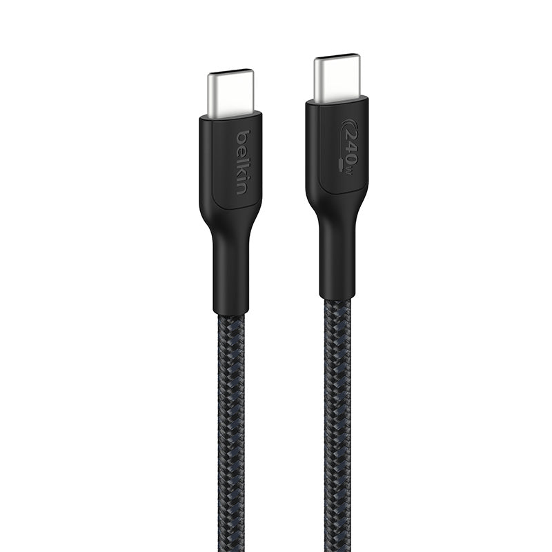 Belkin BoostCharge Pro 240W USB-C to USB-C Braided Cable 2m Black