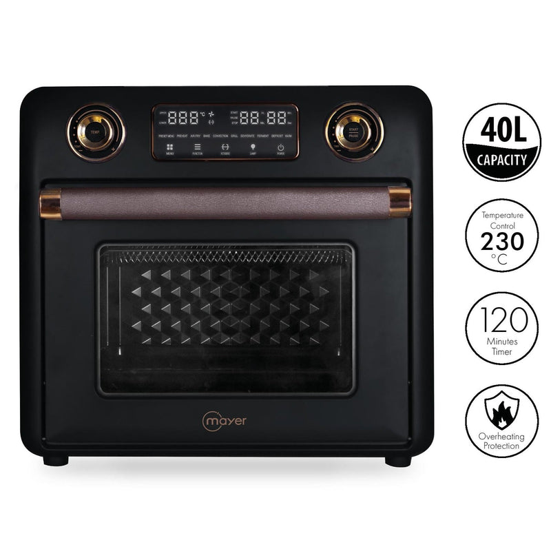 Mayer 40L Digital Convection Oven with Air Fryer Function