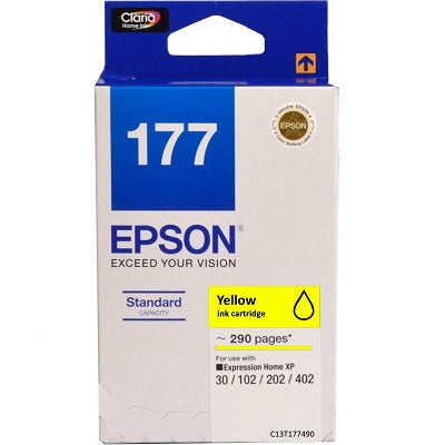 Epson 177 Claria Home Ink Cartridge Yellow