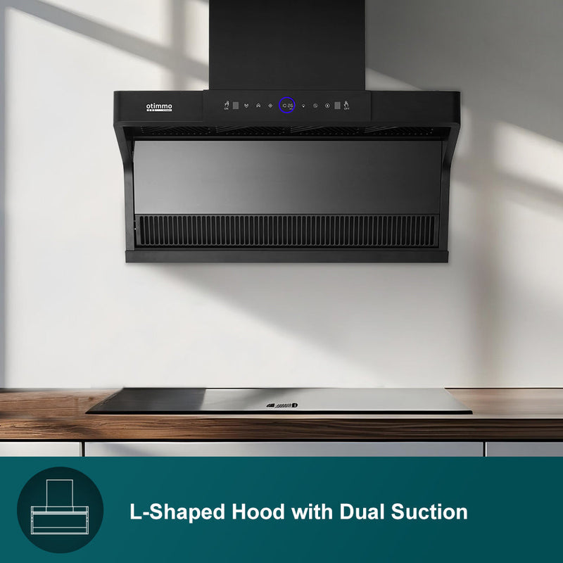 Otimmo ECH9122E 90cm L-Shaped Cooker Hood