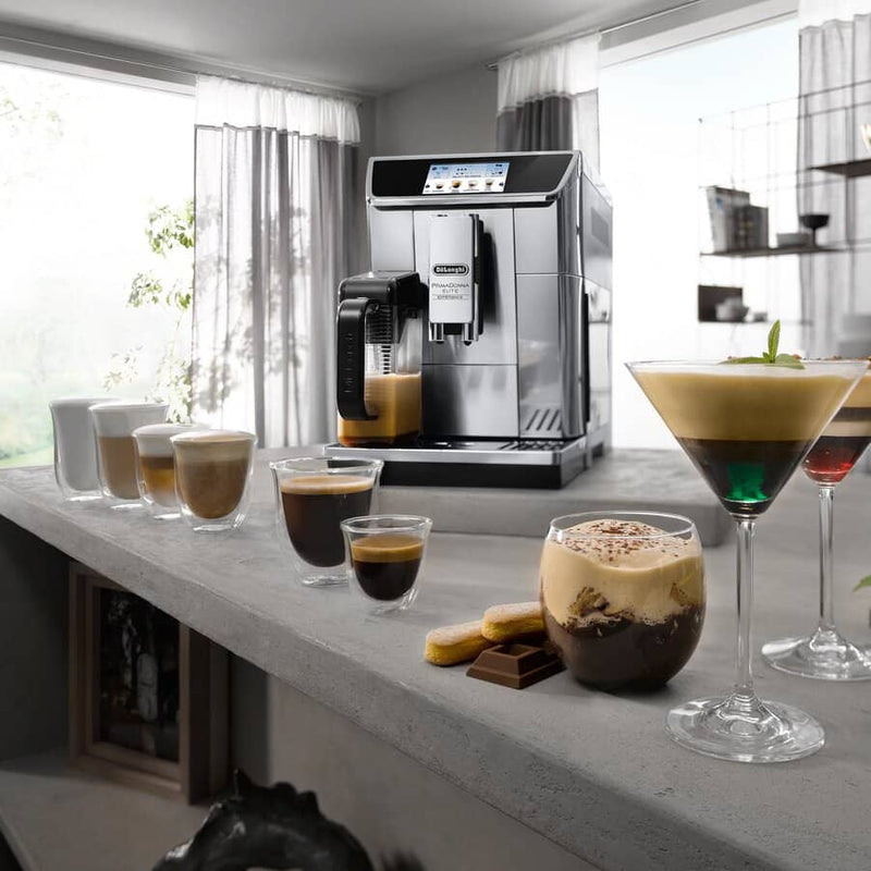 DeLonghi PrimaDonna Elite Experience Automatic Coffee Maker ECAM650.85.MS