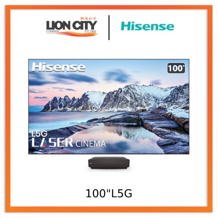 Hisense L5G 100" 4K Laser Cinema TV