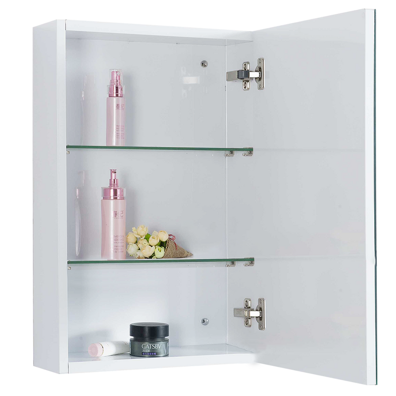 Rubine RMC-1640D10 BK Stainless Steel Mirror Cabinet