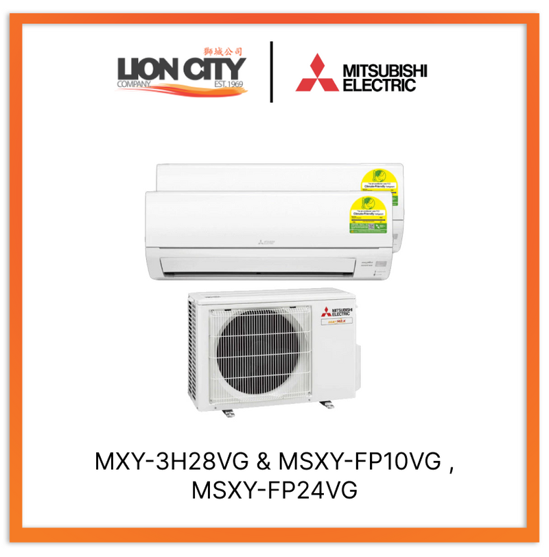 Mitsubishi Electric Starmex System 2 Aircon (9K + 24K)