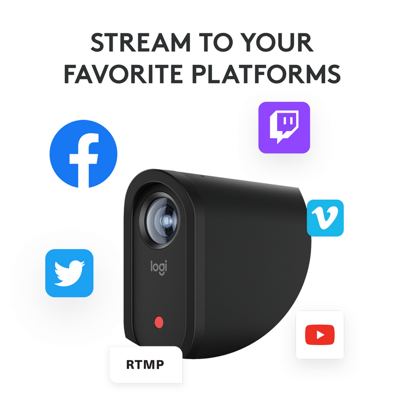 Logitech Mevo Start Full HD Live Streaming Camera 1-Pack