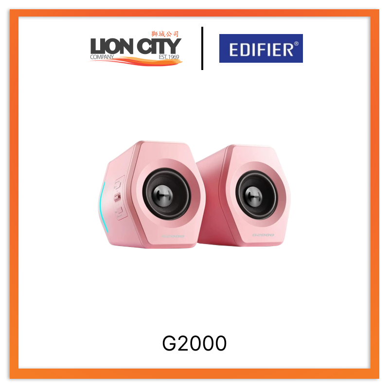 EDIFIER G2000 PINK RGB Gaming Speaker With Bluetooth 16W