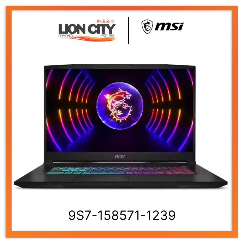 MSI 9S7-158571-1239 Katana 15 B13VEK-1239SG Gaming Laptop