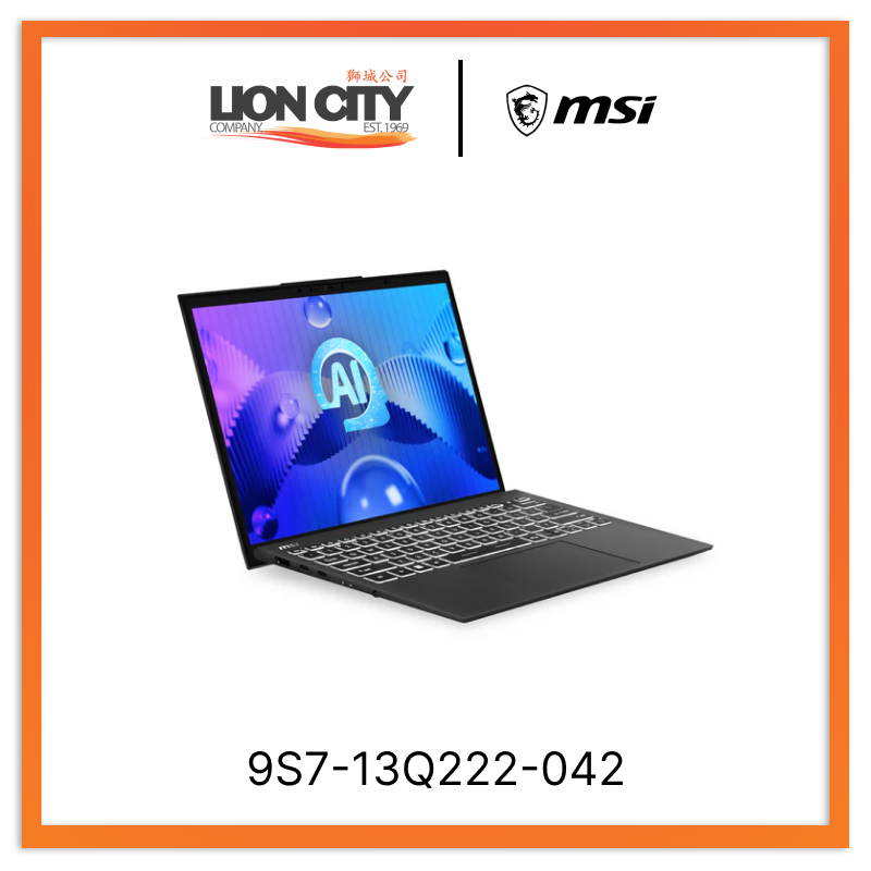 MSI 9S7-13Q222-042 Prestige 13 AI Evo A1MG-042SG Laptop