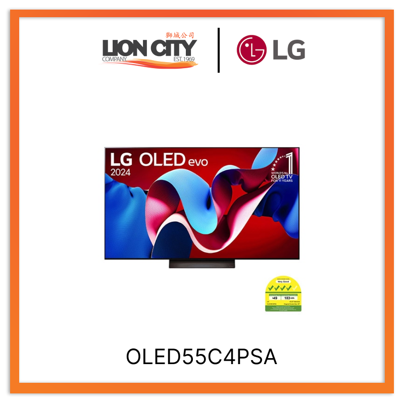 Pre Order LG OLED evo C4 55 inch TV 4K Smart TV 2024