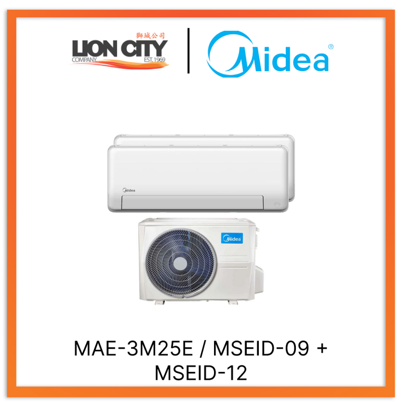 Midea System 2 Aircon (9K + 12K)
