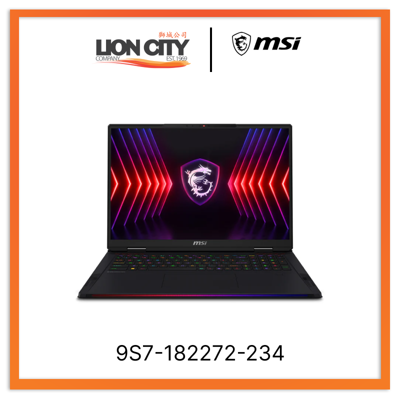 MSI 9S7-182272-234 Raider 18 HX A14VHG-234SG Gaming Laptop