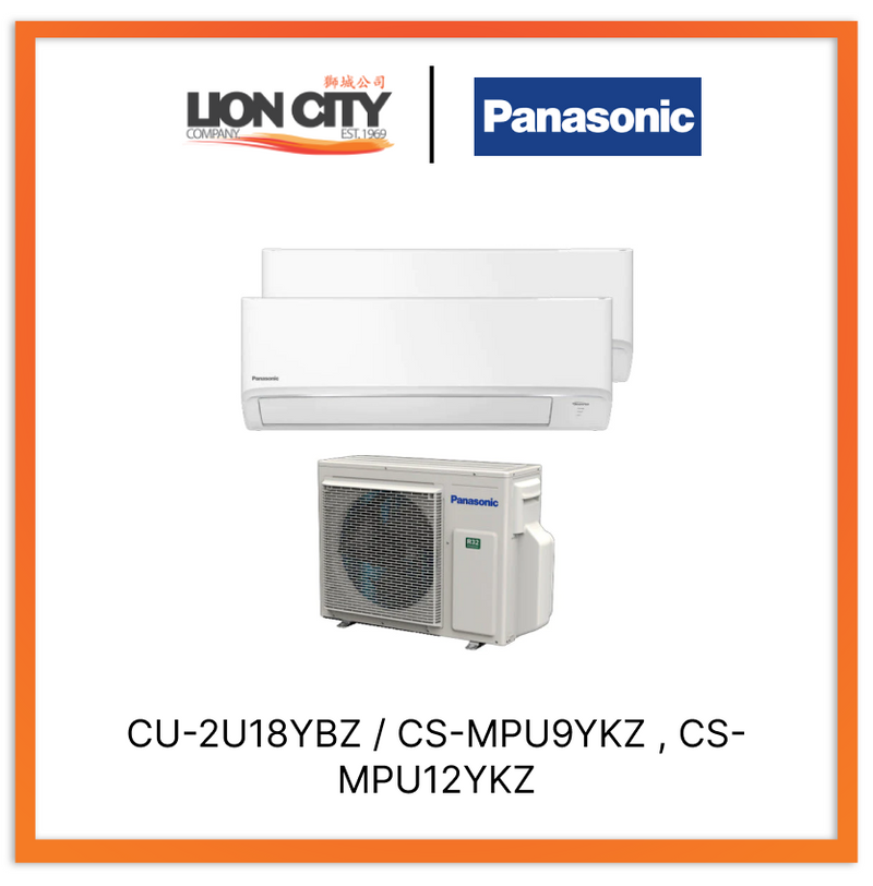 Panasonic U System 2 Aircon (9K + 12K)