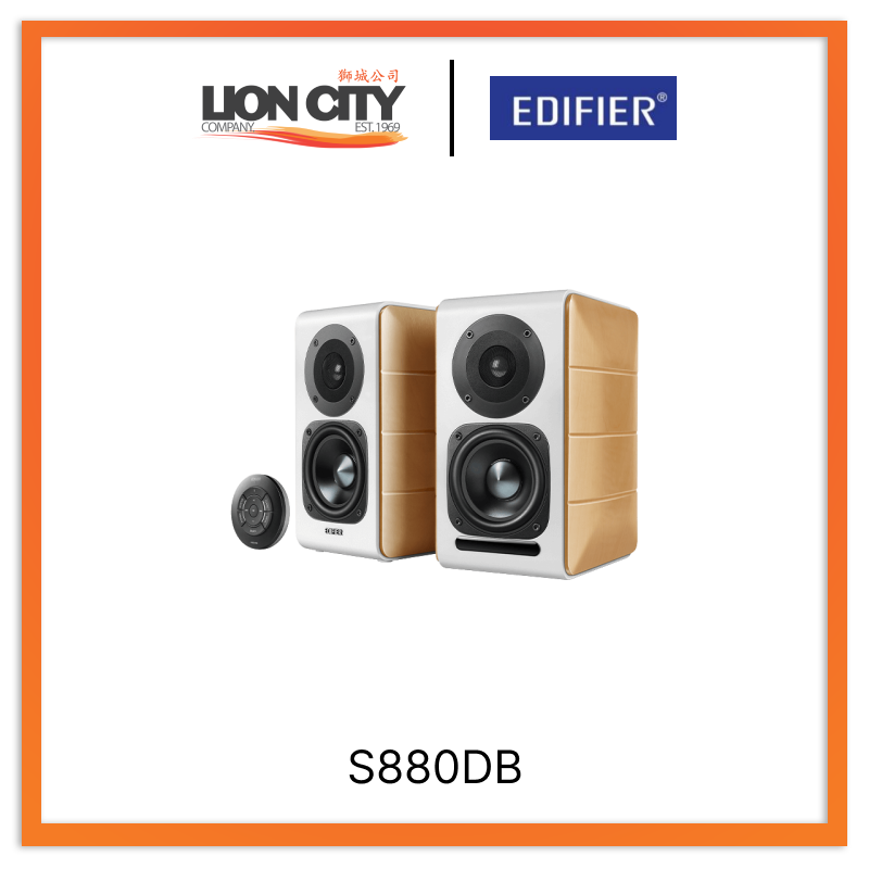 EDIFIER S880DB Bookshelf Hi-Res Audio Bluetooth Speakers 88W