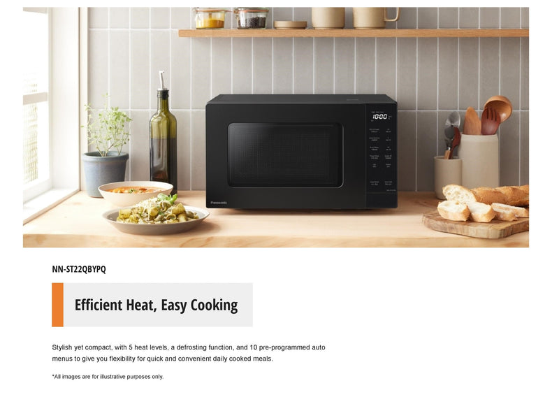 Panasonic 20L Solo Microwave Oven with 10 Auto Menus