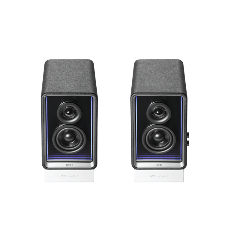 EDIFIER QR65 BLACK Monitor Speakers With Gan Charger 70W