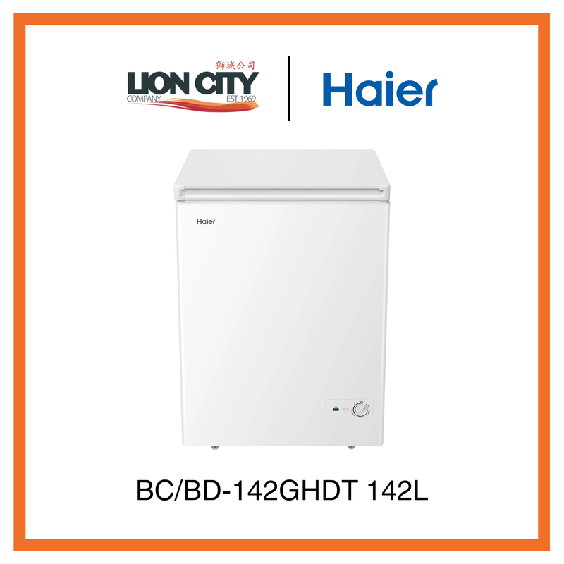 Haier BC/BD-142GHDT 142L Single Temperature Frost Chest Freezer 1Yr Warranty Commercial Use