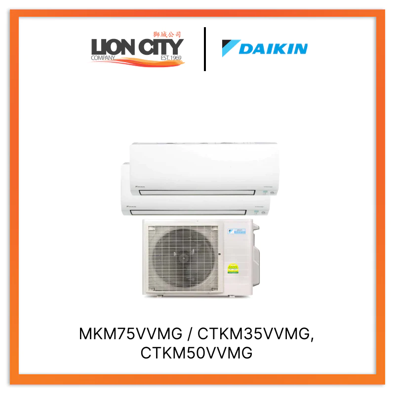Daikin Ismileeco System 2 Aircon (12K + 18K) & Free Installation