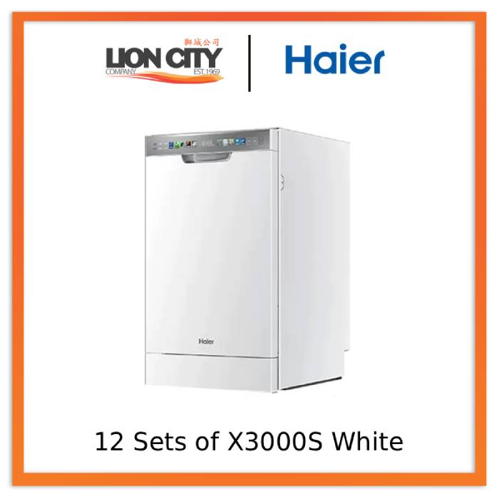 Pre-Order Haier X11S Double‑Sided 14‑Set Embedded Ultra‑Narrow Dishwasher Snow White
