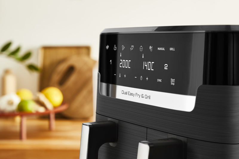 Tefal Dual Easy Fry & Grill 8.3L Twin-Drawer Air Fryer