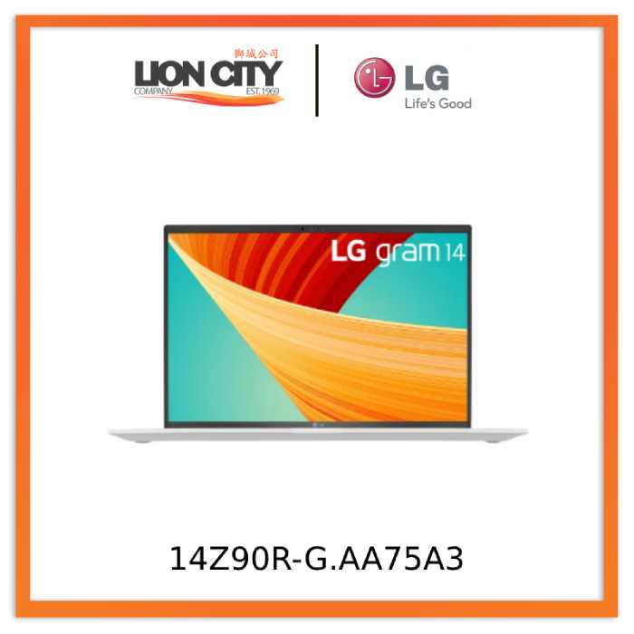 LG 14Z90R-G.AA75A3 LG gram 14.0" with 13th Gen Intel® Core™ i7 Processor and WUXGA (1920 x 1200) Anti-Glare IPS Display